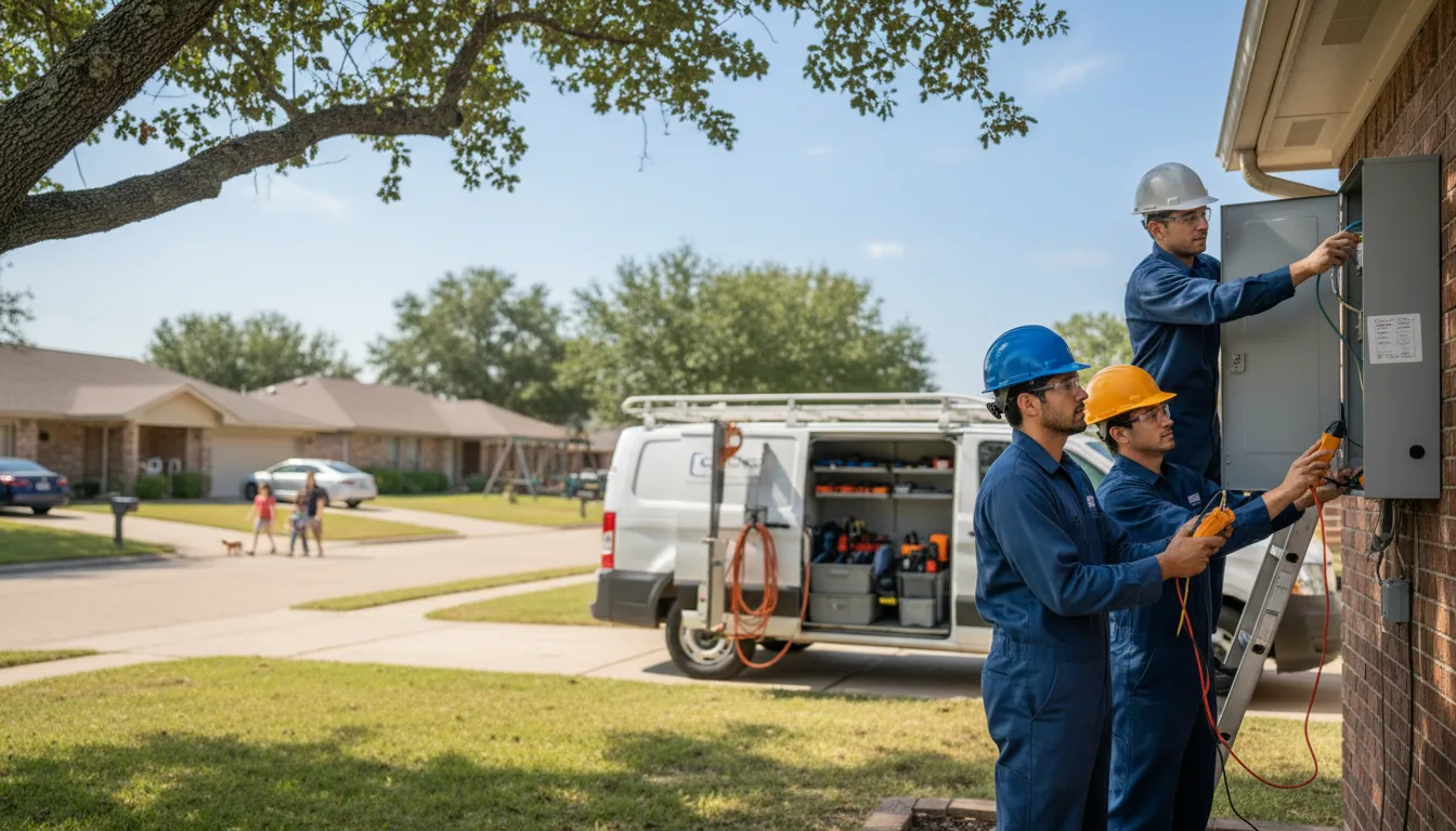 Certified electrician providing emergency electrical services in Luna Pier, MI